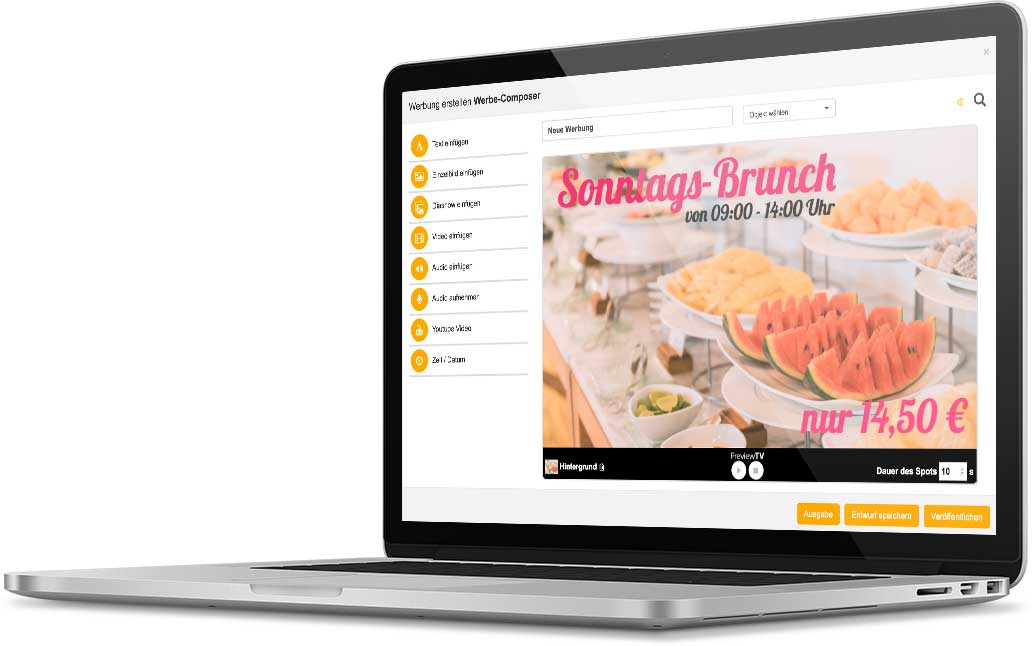 Werbung erstellen mit dem WerbeComposer